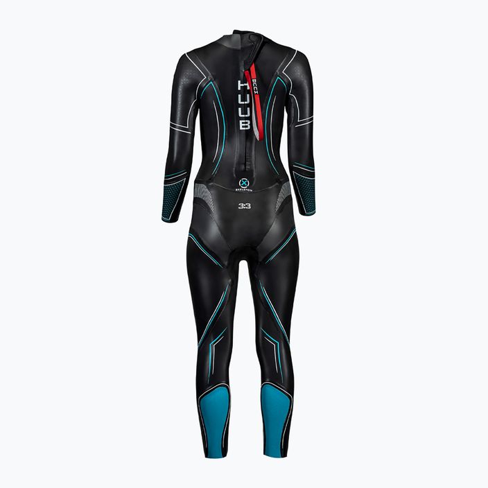 Damen Triathlon Neoprenanzug HUUB Aura 2 3:3 schwarz/blau AUR233SBM 2
