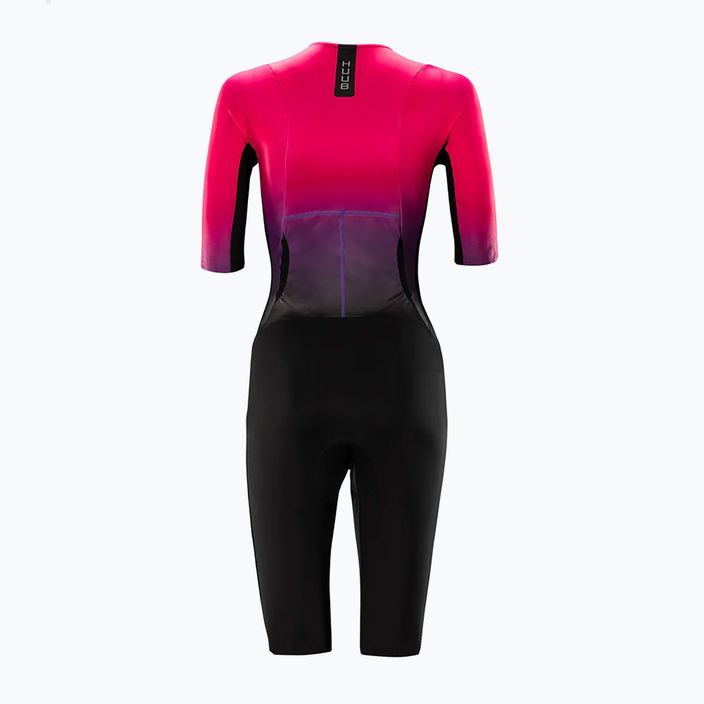Damen Triathlon Anzug HUUB Collective Tri Suit schwarz/rose fade 2