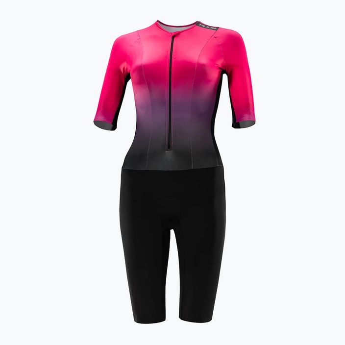 Damen Triathlon Anzug HUUB Collective Tri Suit schwarz/rose fade 3
