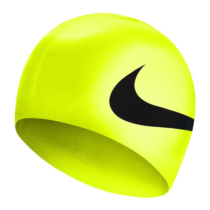 Nike Big Swoosh gelbe Badekappe NESS8163-163 2