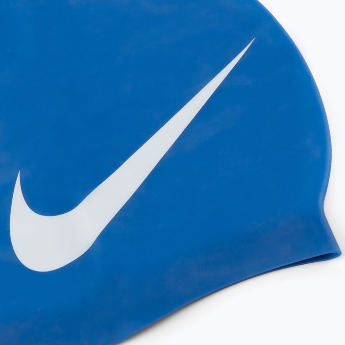 Nike Big Swoosh blau Badekappe NESS8163-494 2