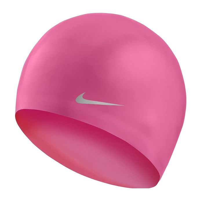 Nike Solid Silicone Kinderschwimmkappe rosa TESS0106 2