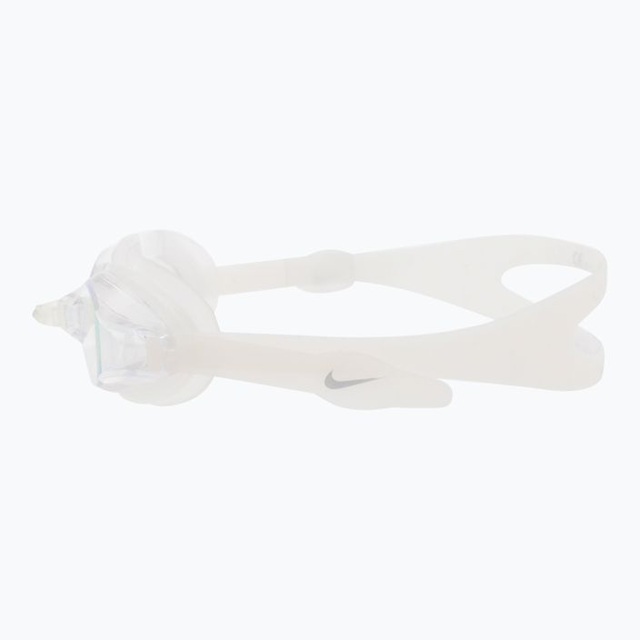 Nike CHROME MIRROR weiße Schwimmbrille NESS7152 3