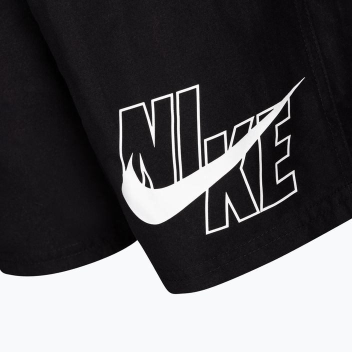 Nike Logo Solid Lap Kinder-Badeshorts schwarz NESSA771-001 3