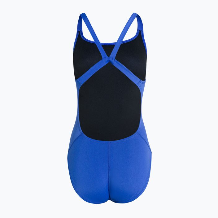 Einteiliger Damen-Badeanzug Nike Hydrastrong Solid Fastback blau NESSA001-494 2