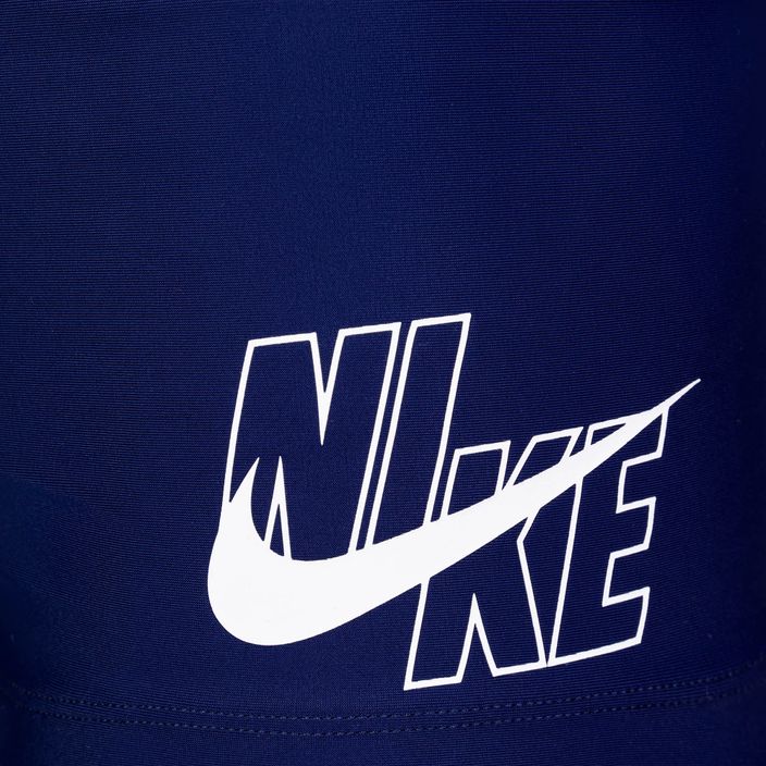 Herren Nike Logo Aquashort Schwimm-Boxershorts navy blau NESSA547-440 3