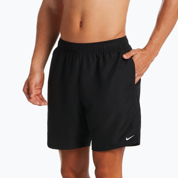 Herren Nike Essential 7" Volley Badeshorts schwarz NESSA559-001 5