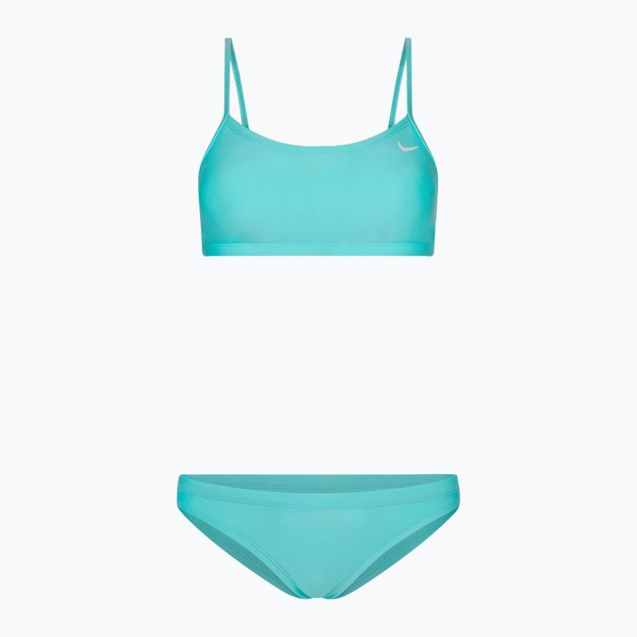 Zweiteiliger Damen-Badeanzug Nike Essential Sports Bikini blau NESS9096-318