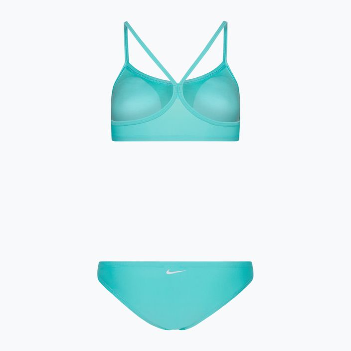 Zweiteiliger Damen-Badeanzug Nike Essential Sports Bikini blau NESS9096-318 2
