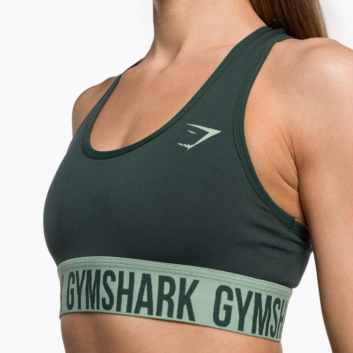 Gymshark Fit Sports grüner Fitness-BH 4