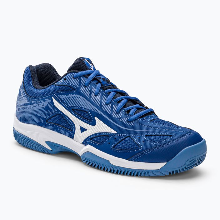 Tennisschuhe Herren Mizuno Breakshot 3 CC dunkelblau 61GC212526