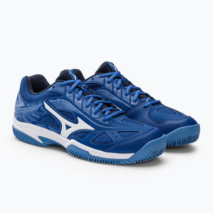 Tennisschuhe Herren Mizuno Breakshot 3 CC dunkelblau 61GC212526 4