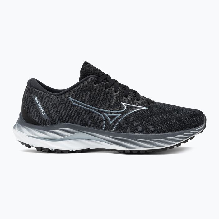 Laufschuhe Herren Mizuno Wave Inspire 19 black/glacial ridge/illusionblue 2