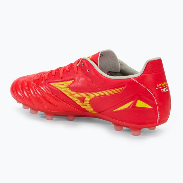 Herren Fußballschuhe Mizuno Morelia Neo IV Pro AG flerycoral2/bolt2 3