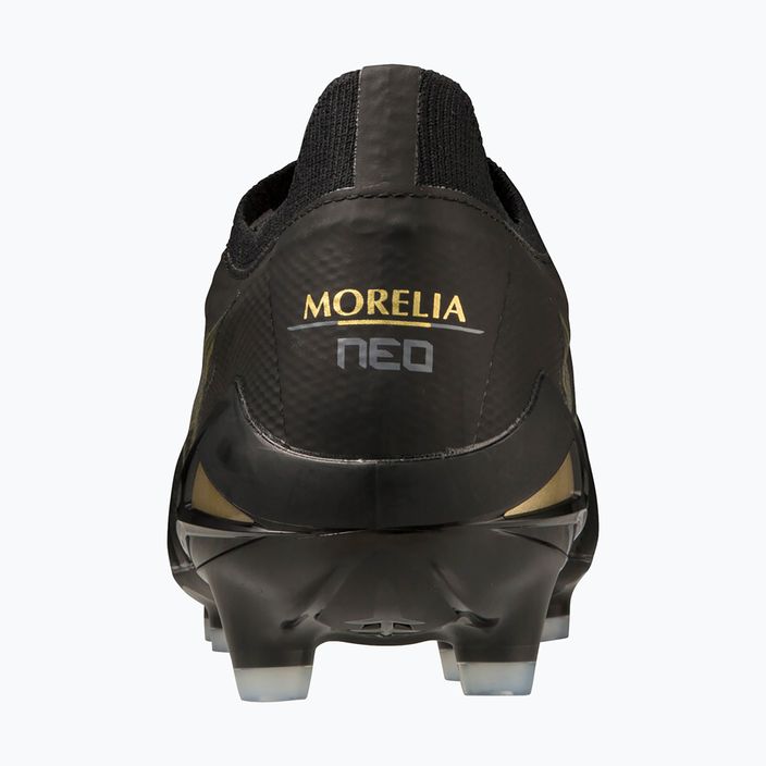 Mizuno Morelia Neo IV Beta Elite MD Herren Fußballschuhe schwarz/gold/schwarz 8