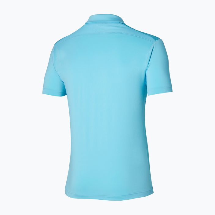 Herren Tennis-Polo-Shirt Mizuno Charge Shadow Polo blau leuchten 4