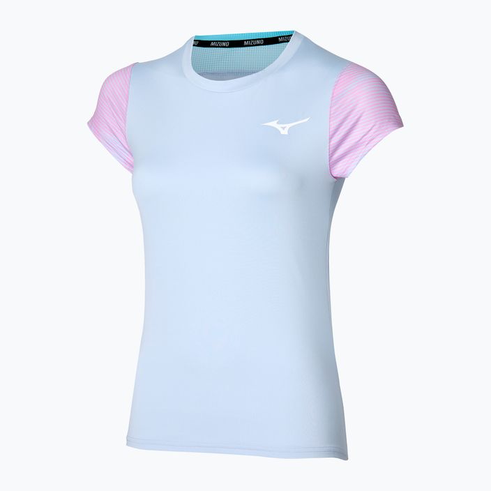Damen-Tennisshirt Mizuno Charge Printed Tee halogenblau 3