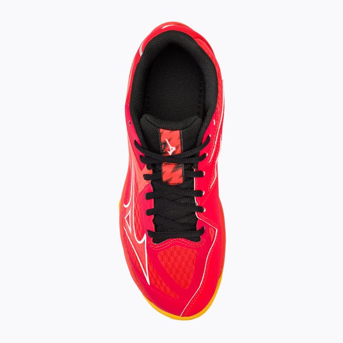 Herren Volleyball Schuhe Mizuno Thunder Blade Z strahlend rot/weiß/carrot curl 5