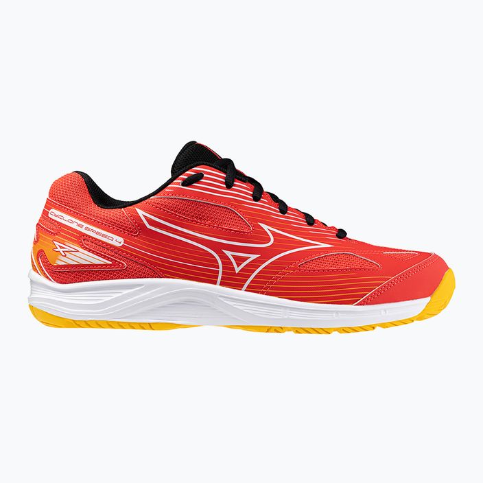 Volleyballschuhe Herren Mizuno Cyclone Speed 4 radiant red/white/carrot curl 8