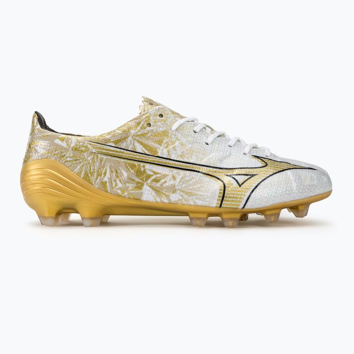 Herren Fußballschuhe Mizuno Αlpha Japan Md weiß/ge gold/schwarz 2