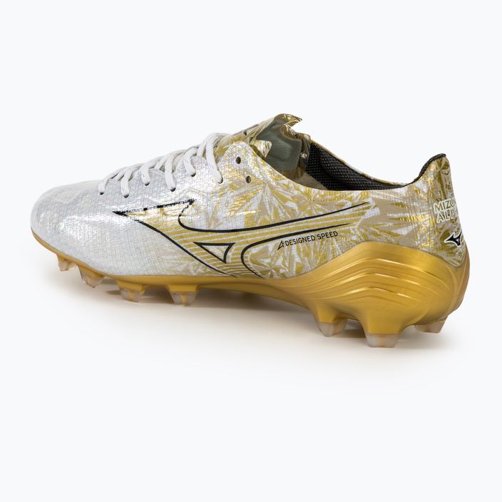 Herren Fußballschuhe Mizuno Αlpha Japan Md weiß/ge gold/schwarz 3