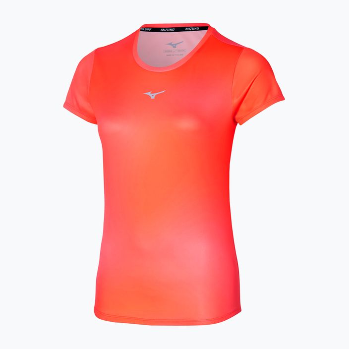 Damen Mizuno Impulse Core Graphic Tee nasturtium Laufshirt