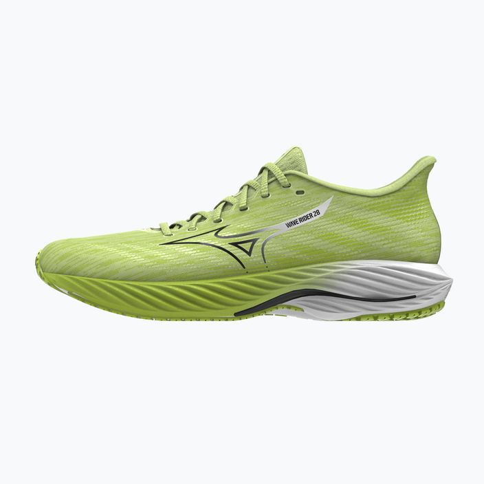 Herren Laufschuhe Mizuno Wave Rider 28 mizuno neo lime/schwarz/acid lime 8