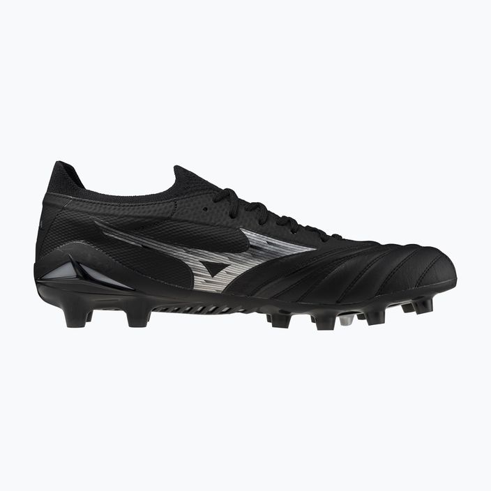 Herren Mizuno Morelia Neo IV β Elite FG Fußballschuhe schwarz/galaxysilber 2