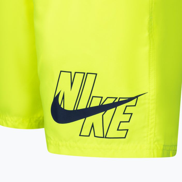 Nike Logo Solid Lap gelbe Kinder-Badeshorts NESSA771-737 3