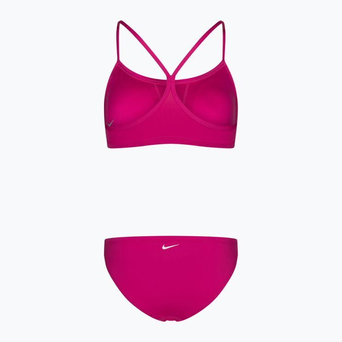 Zweiteiliger Damen-Badeanzug Nike Essential Sports Bikini rosa NESSA211 2