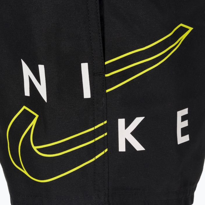 Nike Split Logo 4" Volley Kinder-Badeshorts schwarz NESSC786-001 3