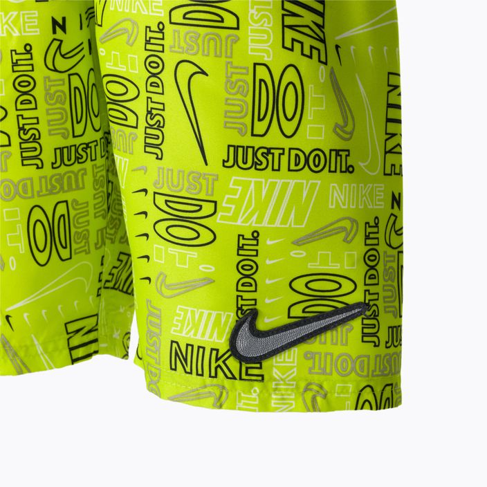 Nike Logo Mashup 8" Volley grün Kinder-Badeshorts NESSC791-312 3