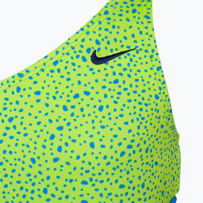 Zweiteiliger Kinder-Badeanzug Nike Water Dots Asymmetrical blau NESSC725-458 3