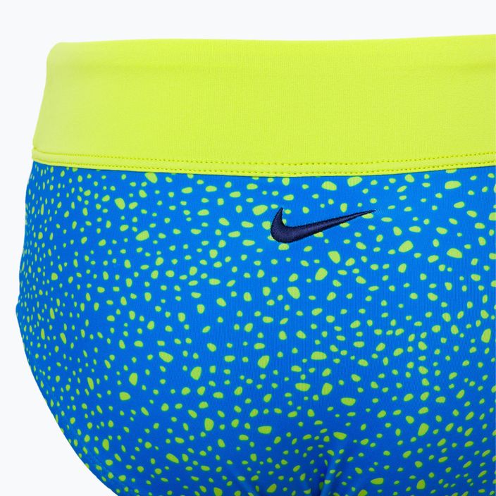 Zweiteiliger Kinder-Badeanzug Nike Water Dots Asymmetrical blau NESSC725-458 4