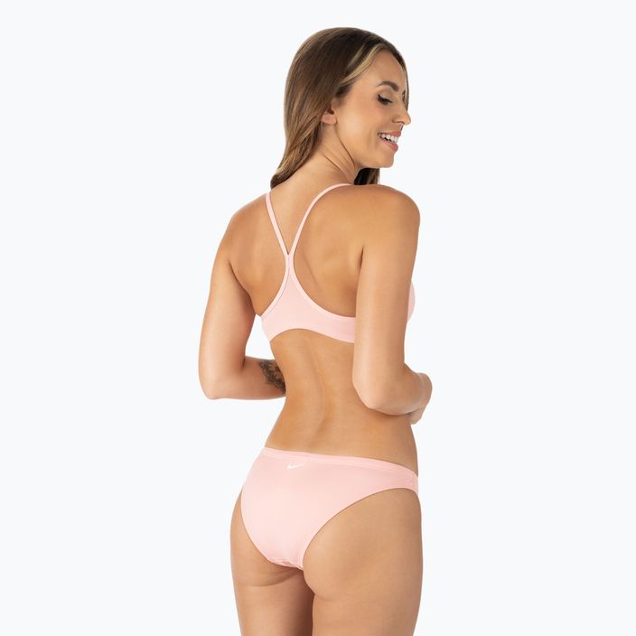 Zweiteiliger Damen-Badeanzug Nike Essential Sports Bikini rosa NESSA211-626 3