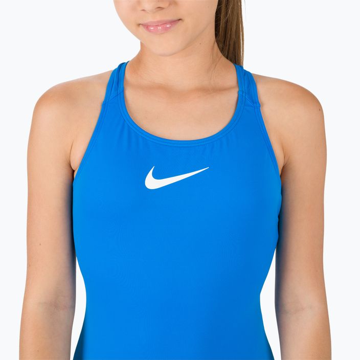 Nike Essential Racerback einteiliger Badeanzug für Kinder blau NESSB711-458 4