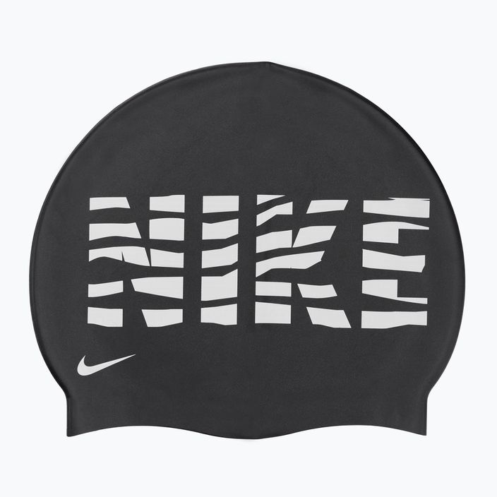 Nike Wave Stripe Graphic 3 Badekappe schwarz NESSC160-001