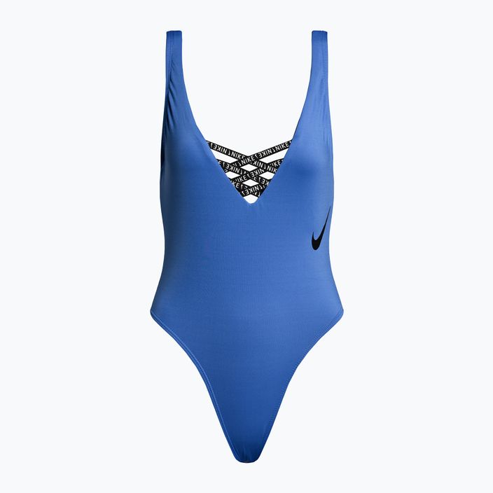 Nike Sneakerkini U-Back Damen Badeanzug einteilig blau NESSC254-442