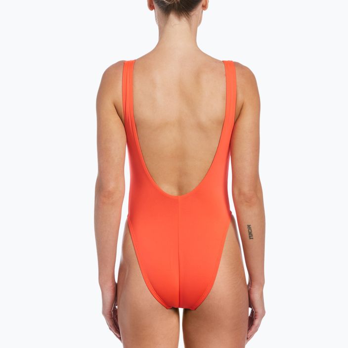 Nike Sneakerkini U-Back einteiliger Badeanzug für Damen orange NESSC254-631 6