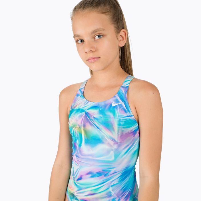 Nike Multiple Print Fastback Kinder Badeanzug einteilig Farbe NESSC755-969 7