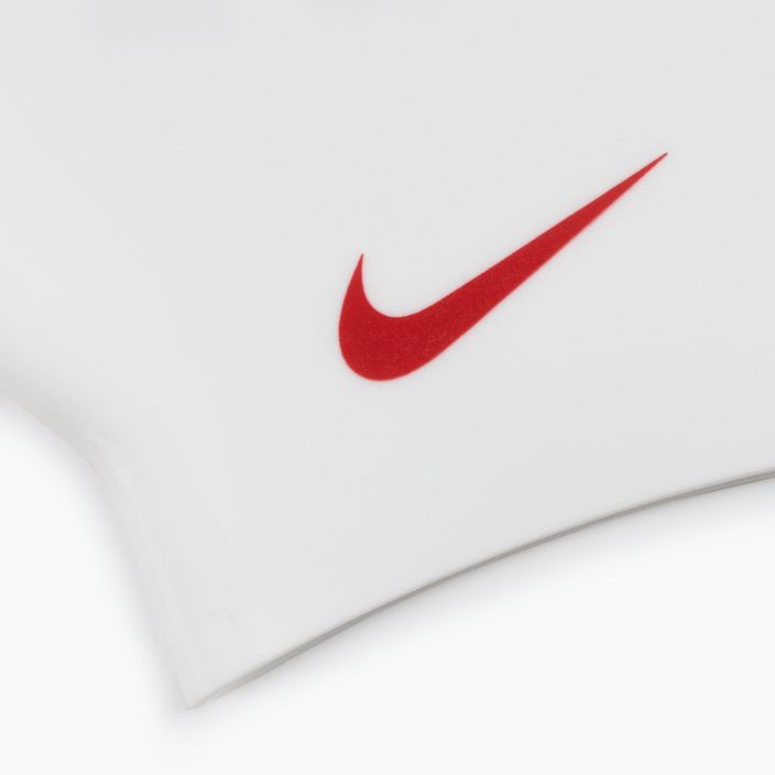 Nike Jdi Slogan rot und weiß Badekappe NESS9164-613 3