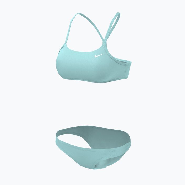 Zweiteiliger Damen-Badeanzug Nike Essential Sports Bikini blau NESSA211-437 5