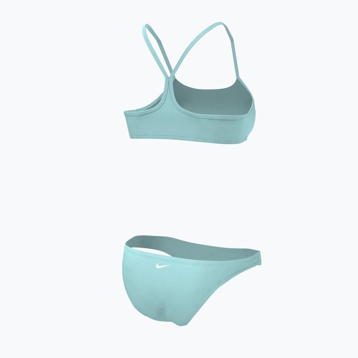 Zweiteiliger Damen-Badeanzug Nike Essential Sports Bikini blau NESSA211-437 6
