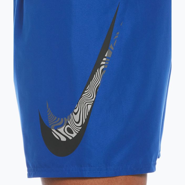 Herren Nike Liquify Swoosh 5" Volley Badeshorts blau NESSC611-494 3