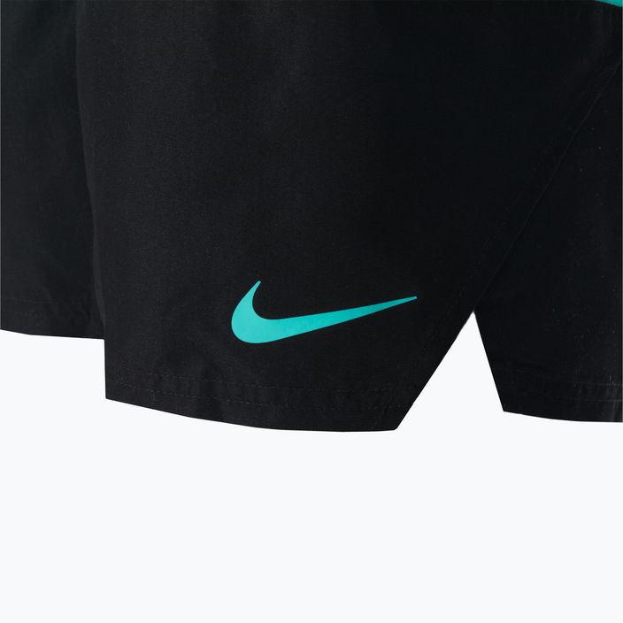 Herren Nike Split 5" Volley Badeshorts blau/schwarz NESSB451-339 3