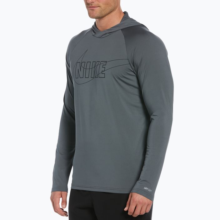 Herren Trainingssweatshirt Nike Outline Logo grau NESSC667-018 8
