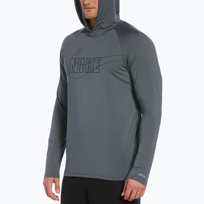 Herren Trainingssweatshirt Nike Outline Logo grau NESSC667-018 10