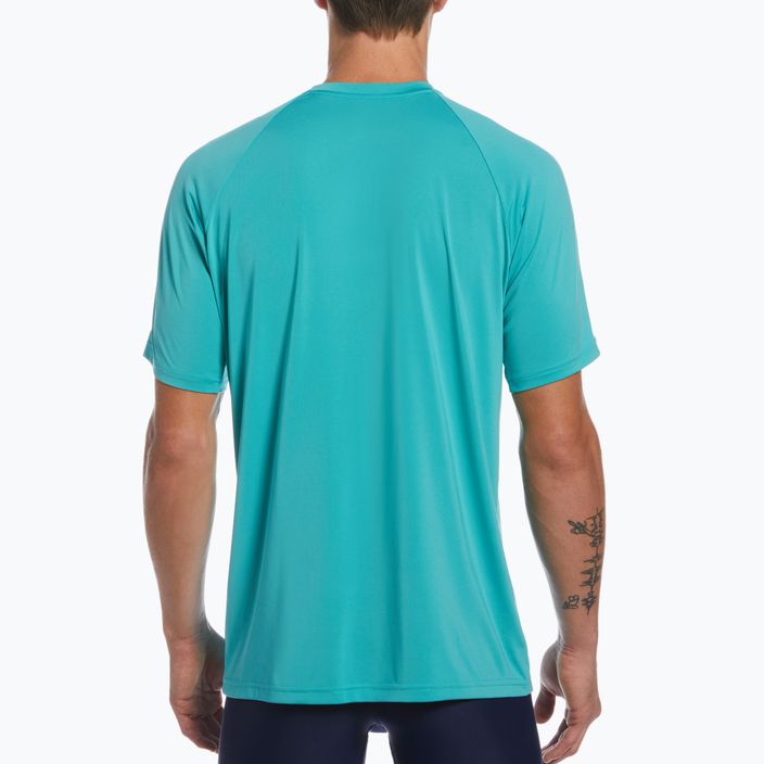 Herren Trainings-T-Shirt Nike Ring Logo türkis NESSC666-339 9