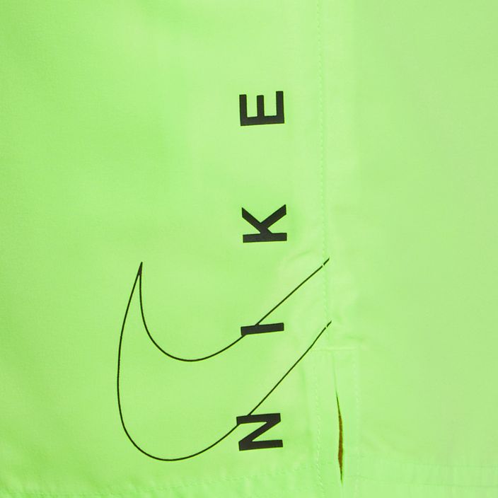 Herren Nike Swoosh Break 5" Volley Badeshorts grün NESSC601-387 3