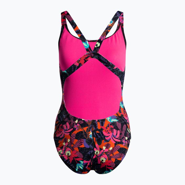 Einteiliger Damen-Badeanzug Nike Multiple Print Fastback rosa NESSC050-678 2